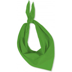 - 6 FOULARDS TRIANGULAIRES VERT