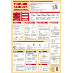 3592930009910 - POSTER SOUPLE PREMIERS SECOURS