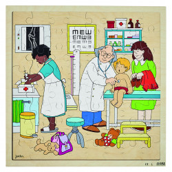 8718229035643 - PUZZLE SANTÉ LE PÉDIATRE