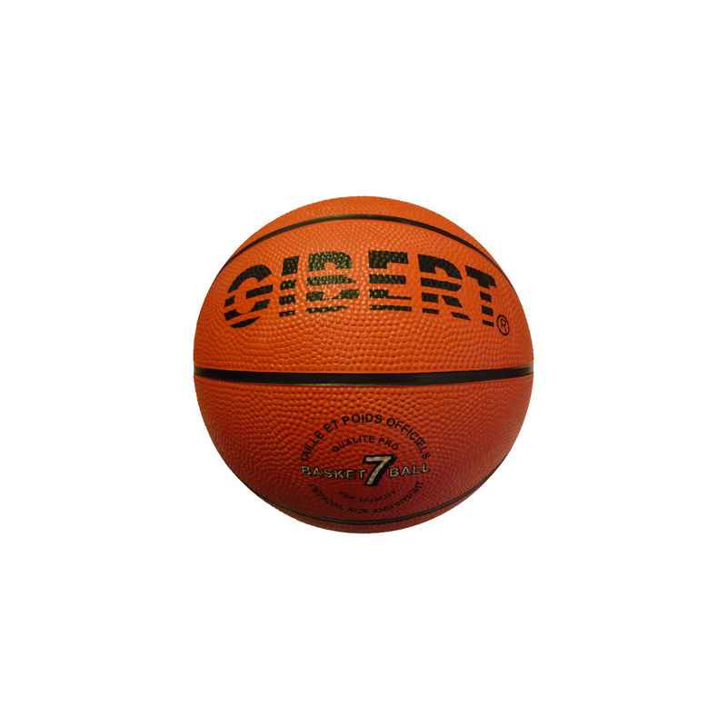 3420210700625 - BALLON BASKET CAOUTCHOUC  T. 7 Ï 24CM