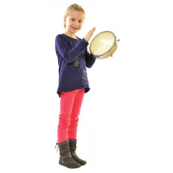 3549540005719 - TAMBOURIN PEAU NATURELLE 20CM