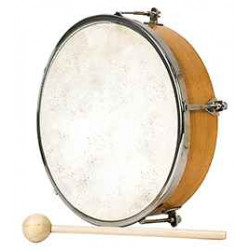 3549540005719 - TAMBOURIN PEAU NATURELLE 20CM