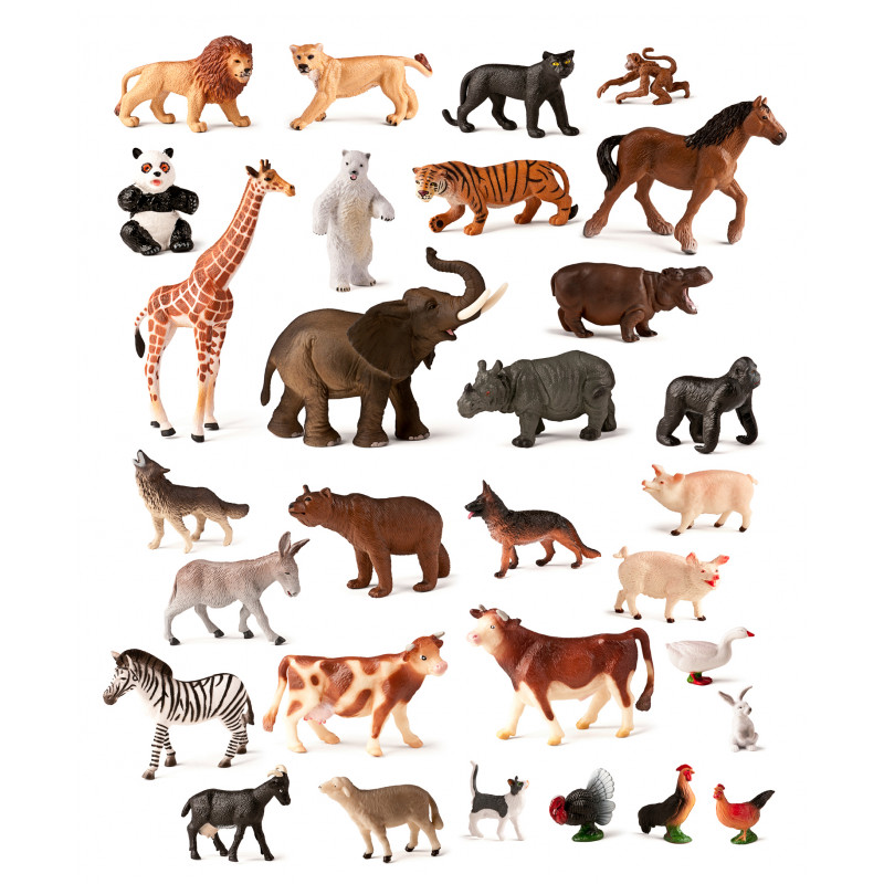 8413082251406 - LES ANIMAUX DOMESTIQUES ET SAUVAGES