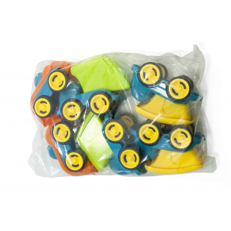 8413082274696 - 6 VÉHICULES PLASTIQUES 18 CM