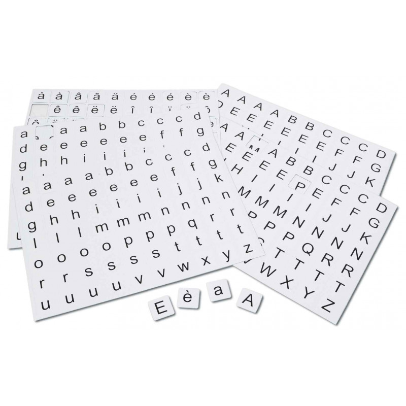 3512610005254 - LETTRES MAGNÉTIQUES SCRIPTES ATELIER ÉLÈVES