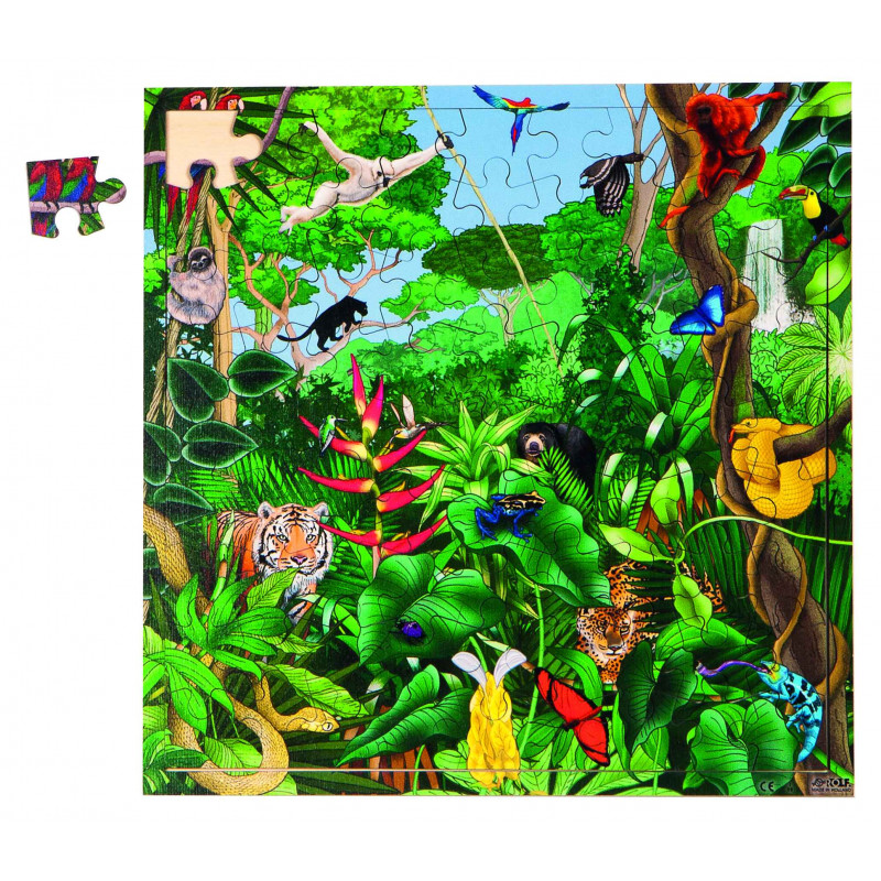 8718229027143 - PUZZLE LES ZONES MENACÉES : LA FORÊT TROPICALE