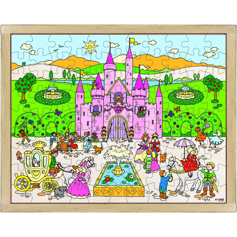 8718229035551 - PUZZLE CHÂTEAU ET PRINCESSES