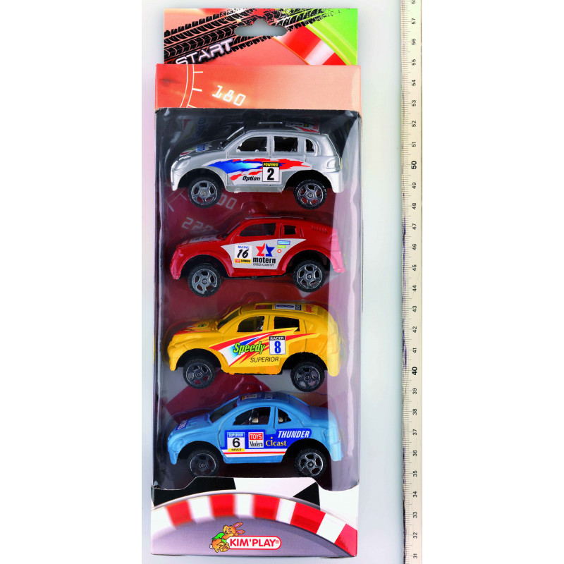3225430045163 - 4 VOITURES PLASTIQUES