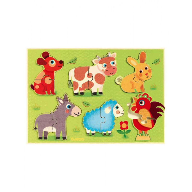 3070900012592 - PUZZLE RELIEF COUCOU COW