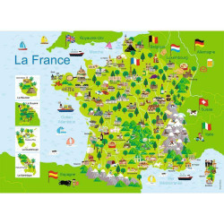 4005556867325 - PUZZLE NATHAN CARTE DE FRANCE
