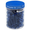 4004675111401 - POT 100 CARTOUCHES ENCRE COURTES BLEU