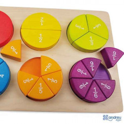 8416040167078 - PUZZLE D'APPRENTISSAGE DES FRACTIONS